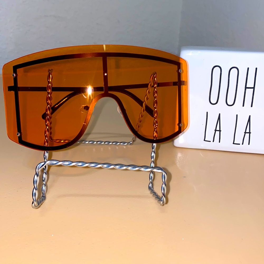 Orange motor sport shades